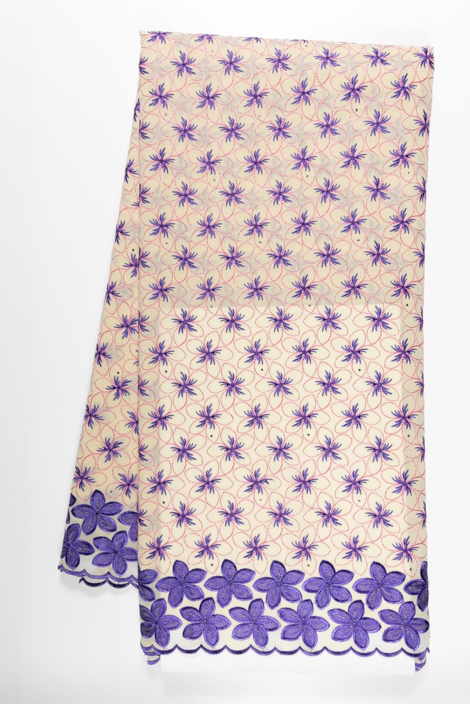 Embroidered Allover with strass